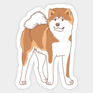 Akita Sticker